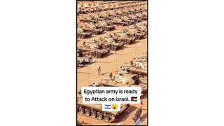 Fact Check: Footage Does NOT Show Egyptian Army Preparing To Attack Israel In Late 2023