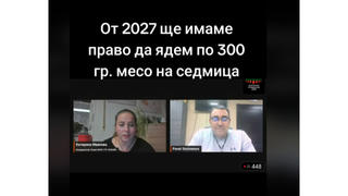 Проверка На Факти: НЯМА Закон, Ограничаващ Консумацията На Месо До 300 Грама Седмично От 2027 Година